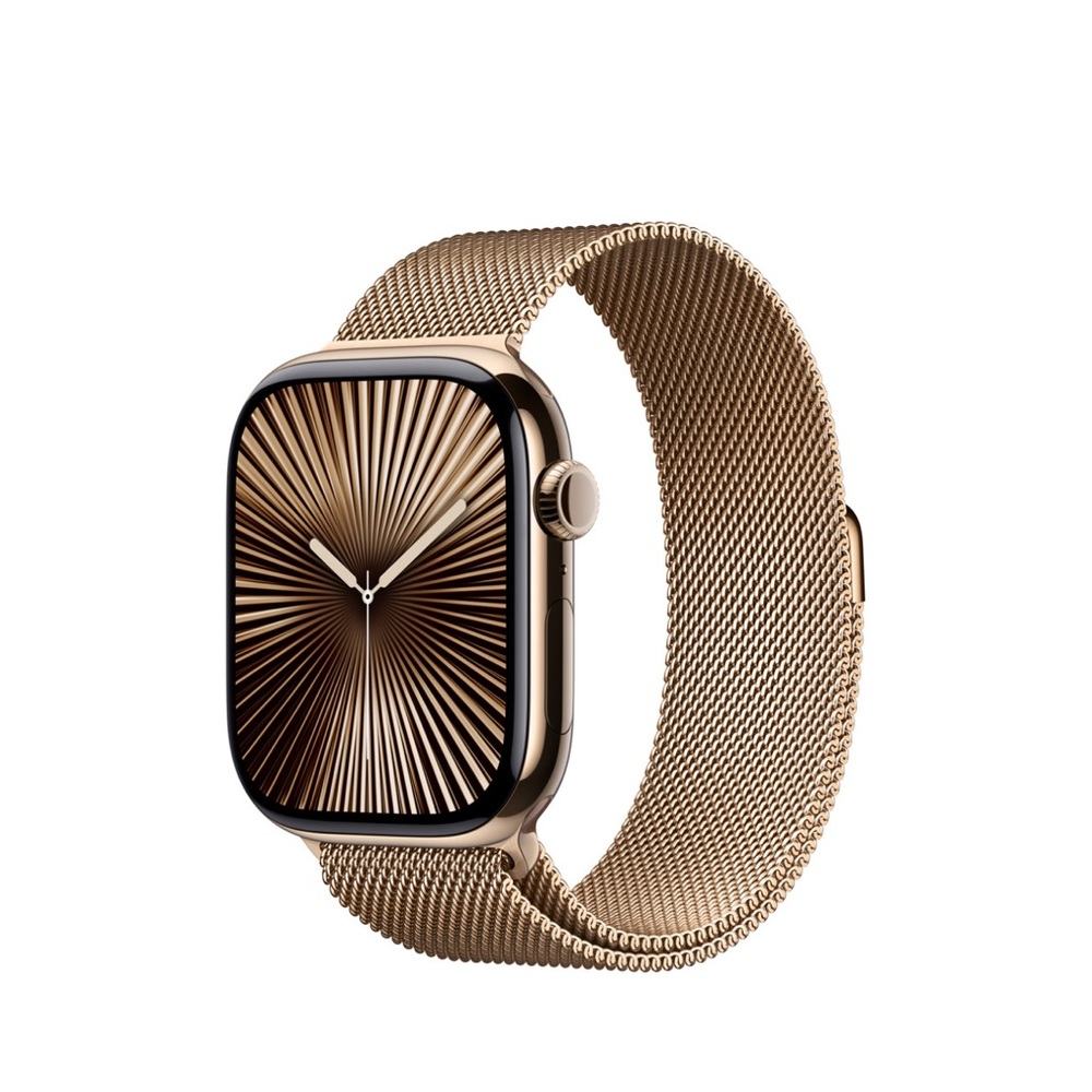 42mm Gold Milanese Loop Authentic Apple Watch Gold Mesh Watch Band